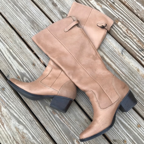 Audrey Brooke Leather Boots - Picture 3 of 8